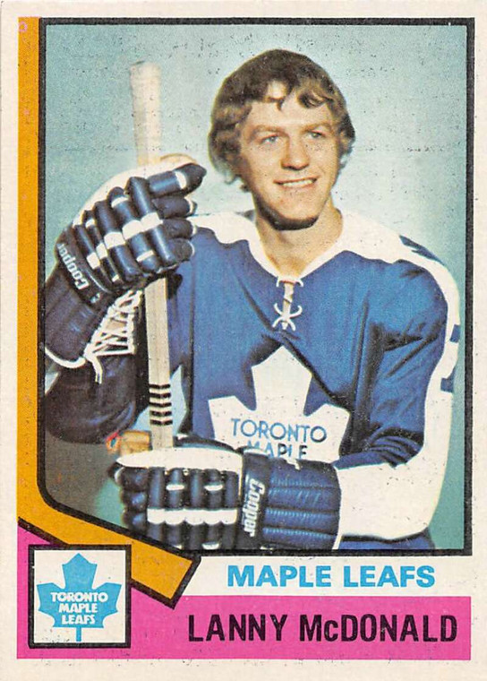 1974-75 Topps #168 Lanny McDonald VG  RC Rookie Toronto Maple Leafs 