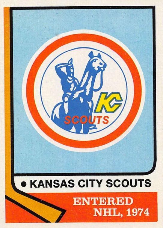 1974-75 Topps #169 Scouts Team VG  Kansas City Scouts 