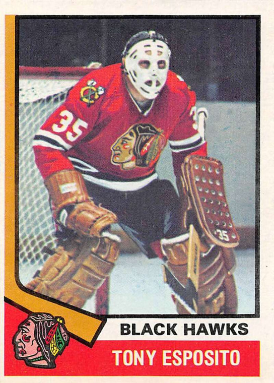 1974-75 Topps #170 Tony Esposito VG  Chicago Blackhawks 