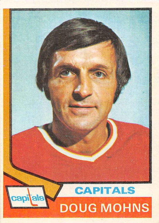 1974-75 Topps #181 Doug Mohns VG  Washington Capitals 