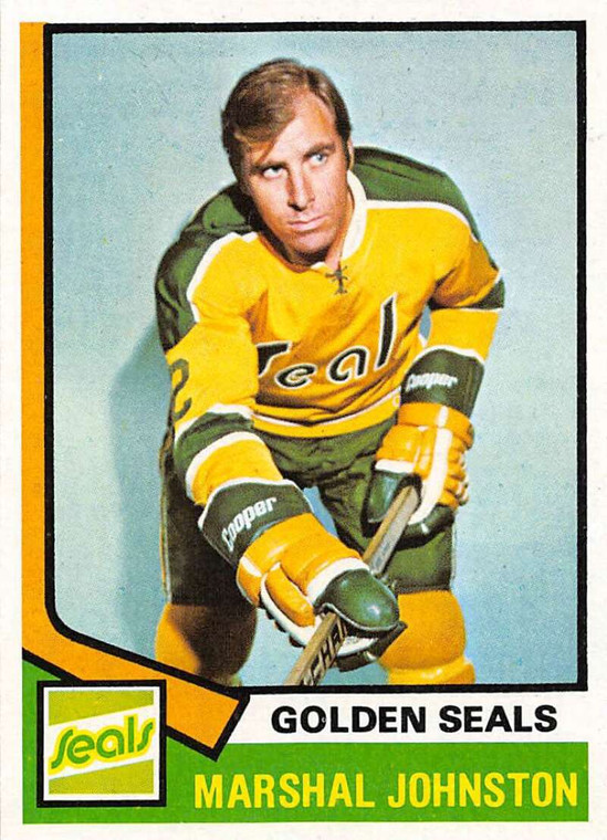 1974-75 Topps #189 Marshall Johnston VG  California Golden Seals 