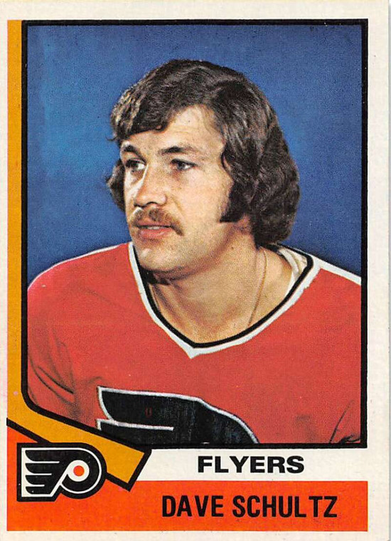 1974-75 Topps #196 Dave Schultz VG  Philadelphia Flyers 