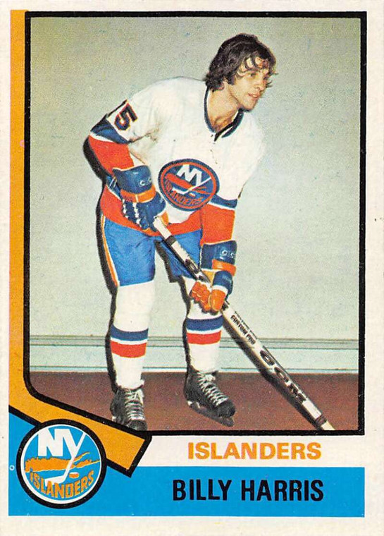 1974-75 Topps #228 Billy Harris VG  New York Islanders 
