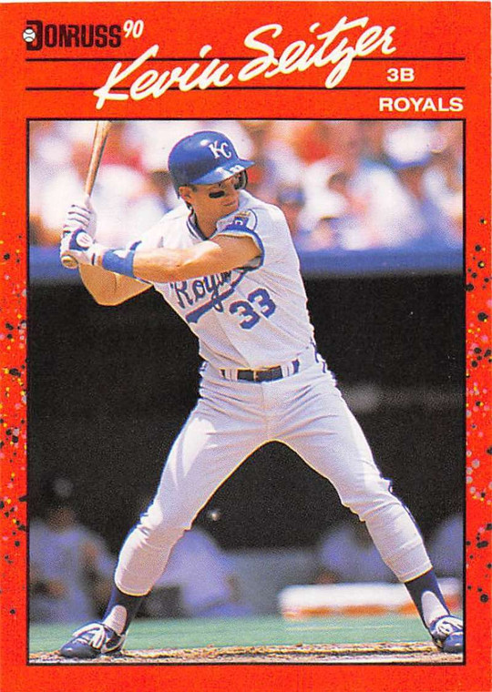 1990 Donruss #85 Kevin Seitzer NM-MT Kansas City Royals 