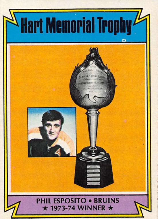 1974-75 Topps #244 Phil Esposito VG  Boston Bruins 
