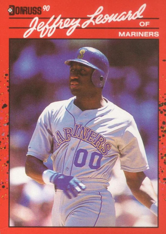 1990 Donruss #93 Jeffrey Leonard NM-MT Seattle Mariners 