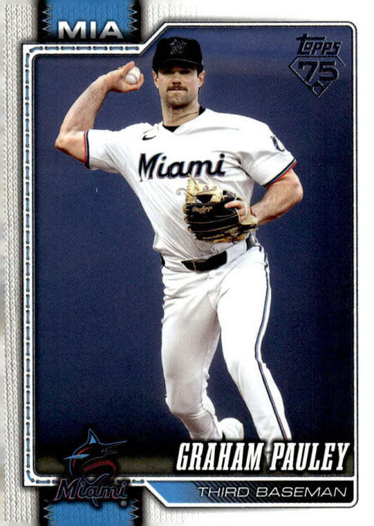 2026 Topps #434 Graham Pauley NM-MT  Miami Marlins 