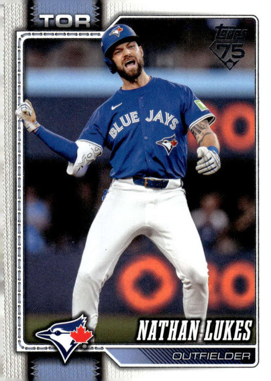 2026 Topps #681 Nathan Lukes NM-MT  Toronto Blue Jays 