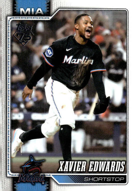 2026 Topps #392 Xavier Edwards NM-MT  Miami Marlins 