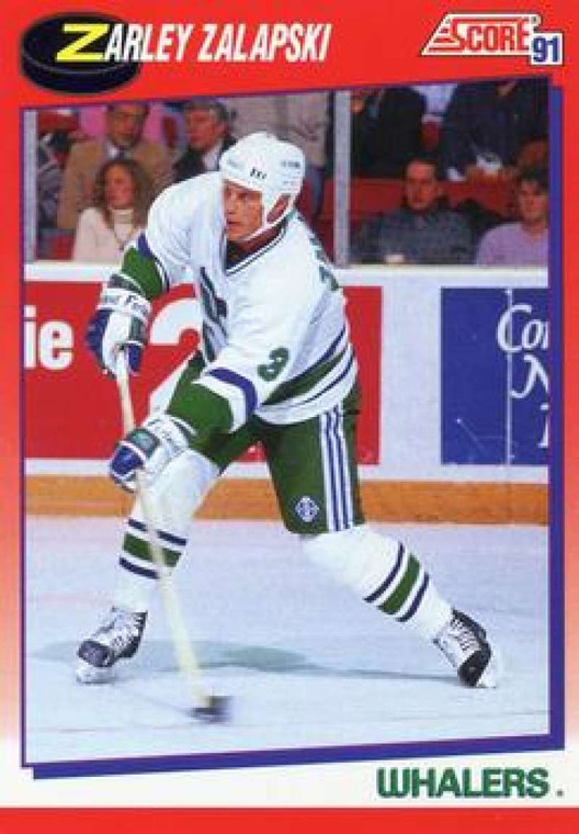 1991-92 Score Canadian Bilingual #111 Zarley Zalapski NM-MT  Edmonton Oilers 