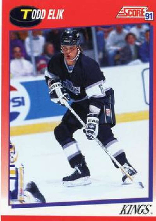 1991-92 Score Canadian Bilingual #83 Todd Elik NM-MT  Los Angeles Kings 