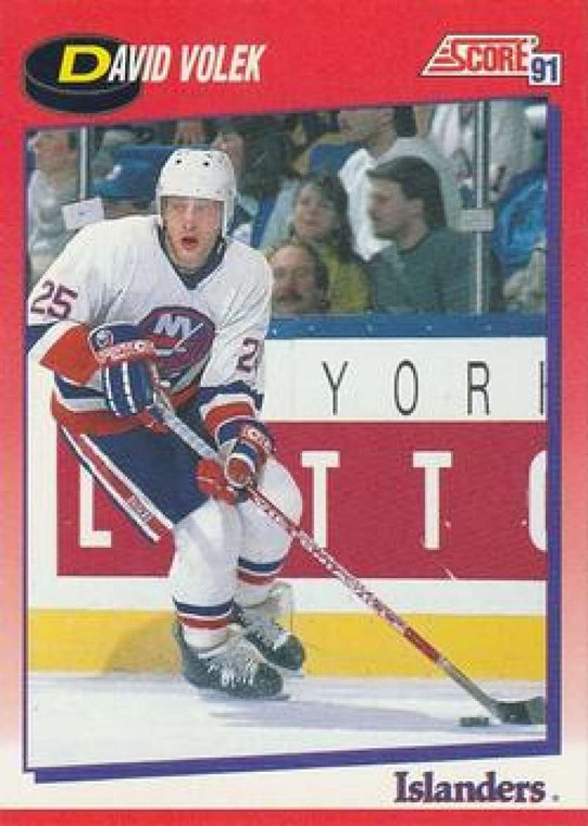 1991-92 Score Canadian Bilingual #88 David Volek NM-MT  New York Islanders 