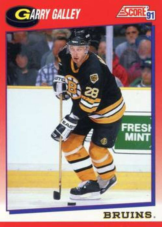 1991-92 Score Canadian Bilingual #71 Garry Galley NM-MT  Boston Bruins 