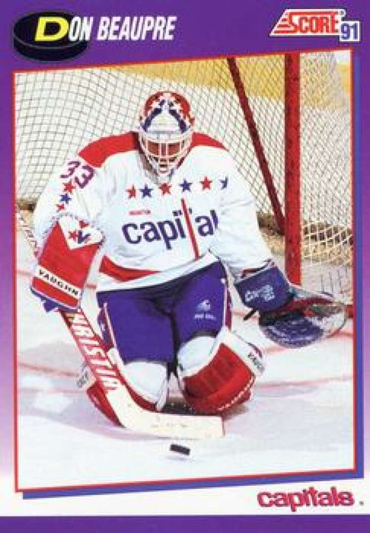 1991-92 Score American #185 Don Beaupre NM-MT Washington Capitals 