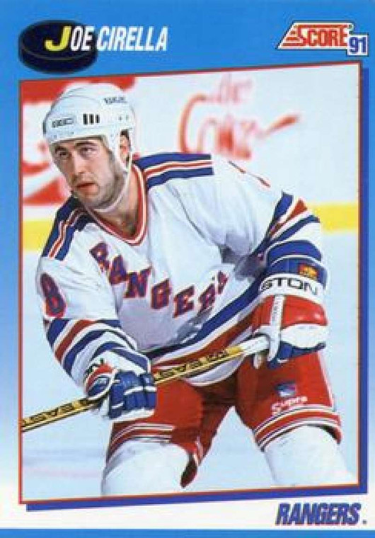 1991-92 Score Canadian Bilingual #441 Joe Cirella NM-MT  New York Rangers 