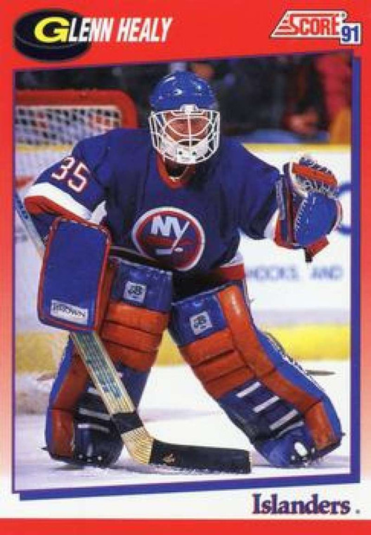 1991-92 Score Canadian Bilingual #68 Glenn Healy NM-MT  New York Islanders 