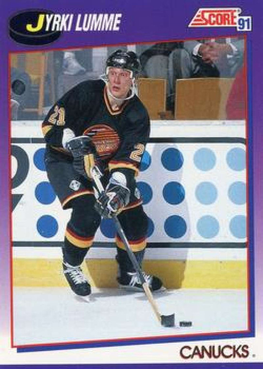 1991-92 Score American #242 Jyrki Lumme NM-MT Vancouver Canucks 