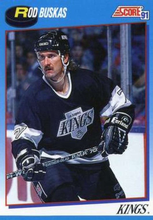 1991-92 Score Canadian Bilingual #427 Rod Buskas NM-MT  Los Angeles Kings 