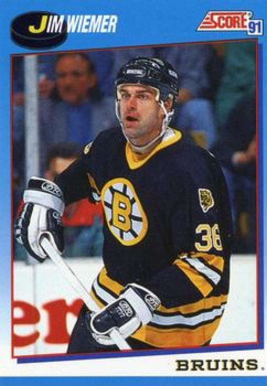 1991-92 Score Canadian Bilingual #535 Jim Wiemer NM-MT  Boston Bruins 