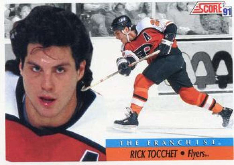 1991-92 Score American #334 Rick Tocchet NM-MT Philadelphia Flyers 