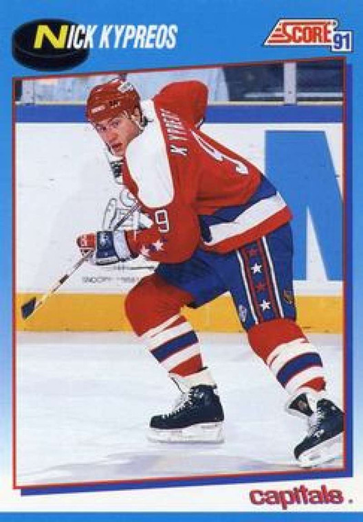 1991-92 Score Canadian Bilingual #432 Nick Kypreos NM-MT  Washington Capitals 