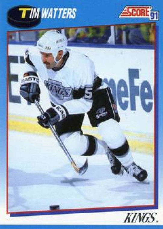 1991-92 Score Canadian Bilingual #523 Tim Watters NM-MT  Los Angeles Kings 