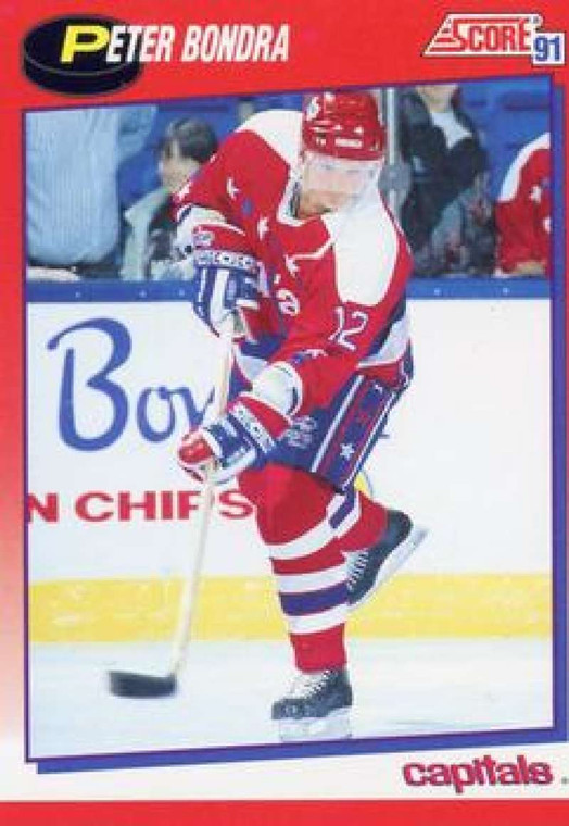 1991-92 Score Canadian Bilingual #216 Peter Bondra NM-MT  Washington Capitals 