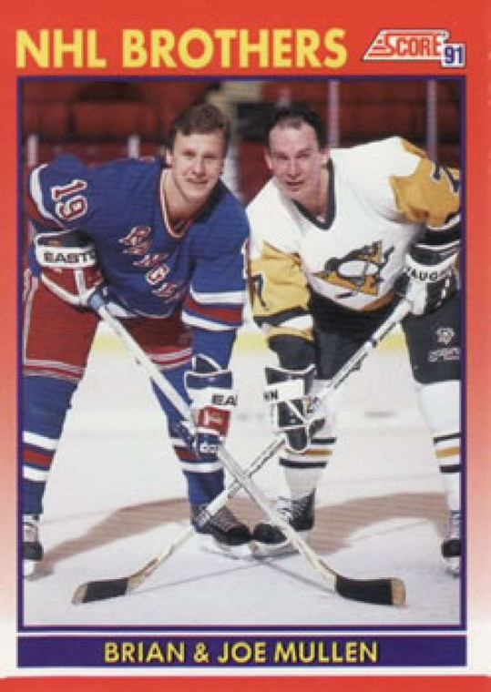 1991-92 Score Canadian Bilingual #269 Brian Mullen/Joe Mullen NM-MT  