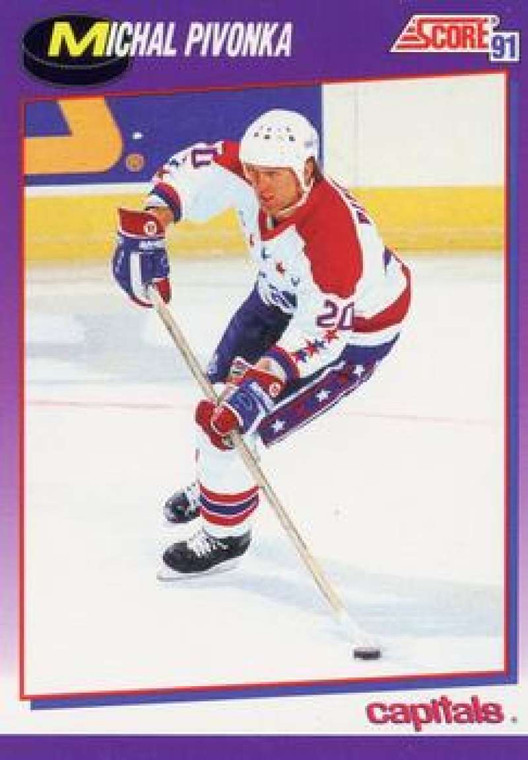 1991-92 Score American #193 Michal Pivonka NM-MT Washington Capitals 
