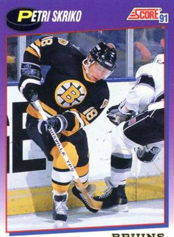 1991-92 Score American #188 Petri Skriko NM-MT Boston Bruins 