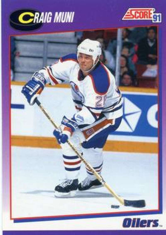 1991-92 Score American #67 Craig Muni NM-MT Edmonton Oilers 
