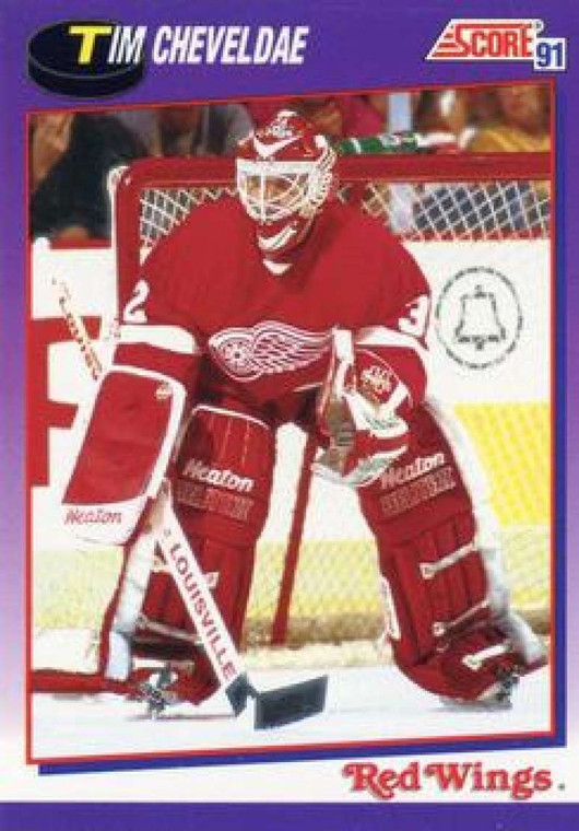 1991-92 Score American #272 Tim Cheveldae NM-MT Detroit Red Wings 