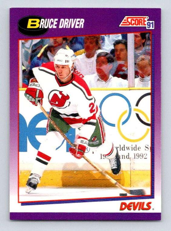 1991-92 Score American #89 Bruce Driver NM-MT New Jersey Devils 