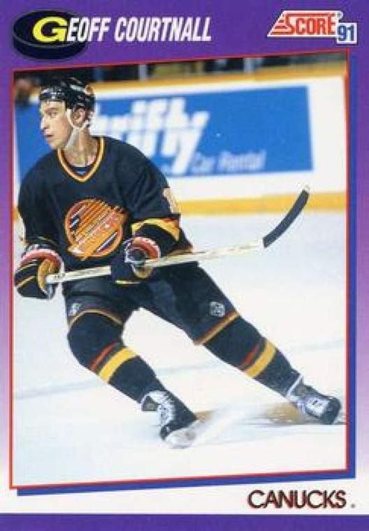 1991-92 Score American #150 Geoff Courtnall NM-MT Vancouver Canucks 