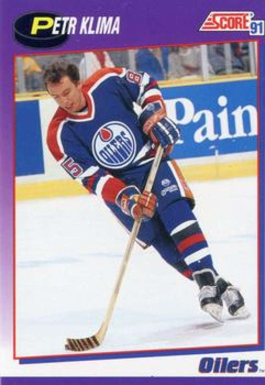 1991-92 Score American #136 Petr Klima NM-MT Edmonton Oilers 
