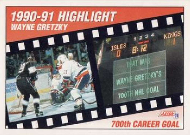1991-92 Score American #413 Wayne Gretzky NM-MT Los Angeles Kings 