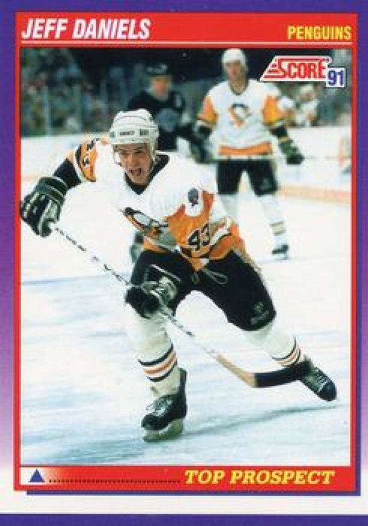 1991-92 Score American #400 Jeff Daniels TP NM-MT RC Rookie Pittsburgh Penguins 