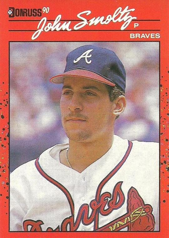 1990 Donruss #121 John Smoltz NM-MT Atlanta Braves 