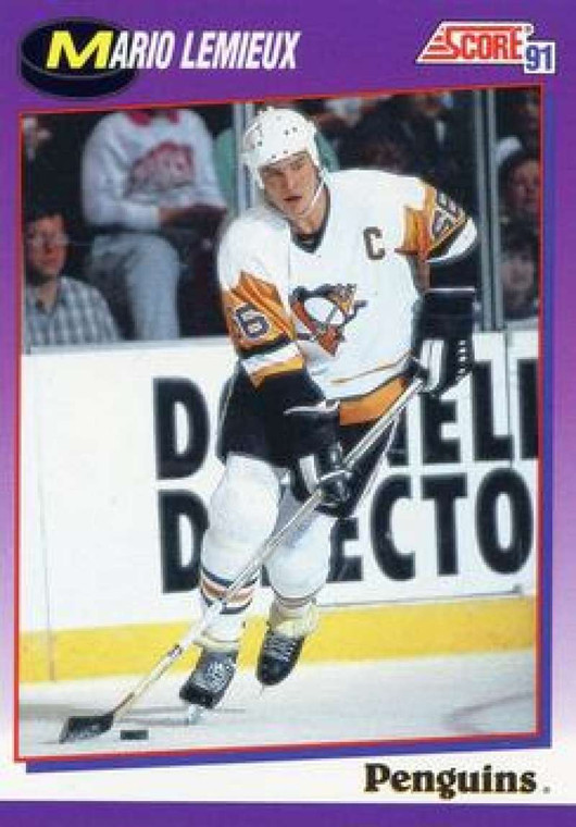 1991-92 Score American #200 Mario Lemieux NM-MT Pittsburgh Penguins 