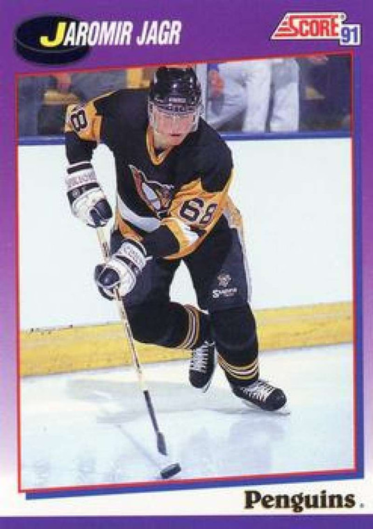 1991-92 Score American #98 Jaromir Jagr NM-MT Pittsburgh Penguins 