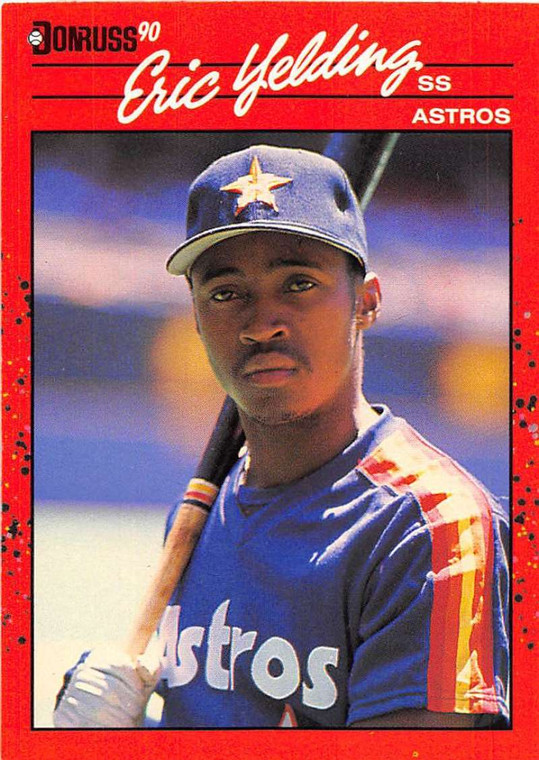 1990 Donruss #123 Eric Yelding NM-MT RC Rookie Houston Astros 
