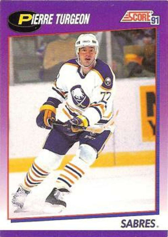 1991-92 Score American #4 Pierre Turgeon NM-MT Buffalo Sabres 