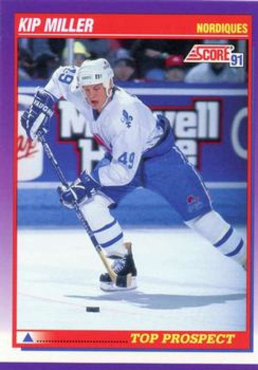 1991-92 Score American #384 Kip Miller TP NM-MT Quebec Nordiques 