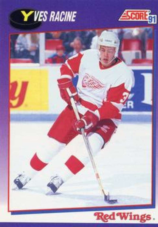 1991-92 Score American #158 Yves Racine NM-MT Detroit Red Wings 