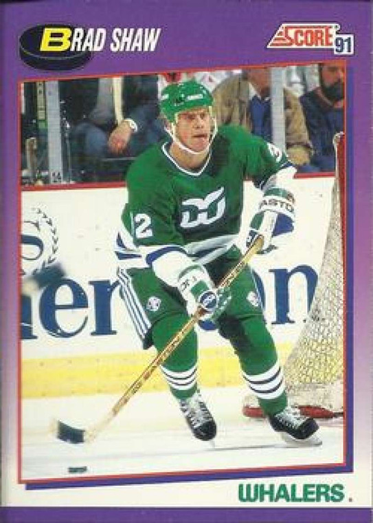 1991-92 Score American #289 Brad Shaw NM-MT Hartford Whalers 