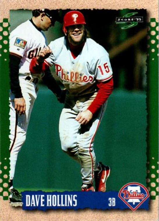 1995 Score #77 Dave Hollins NM-MT  Philadelphia Phillies 