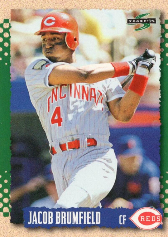 1995 Score #93 Jacob Brumfield NM-MT  Cincinnati Reds 