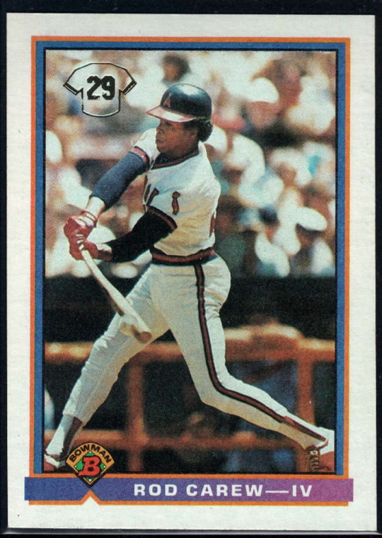 1991 Bowman #4 Rod Carew VG California Angels 