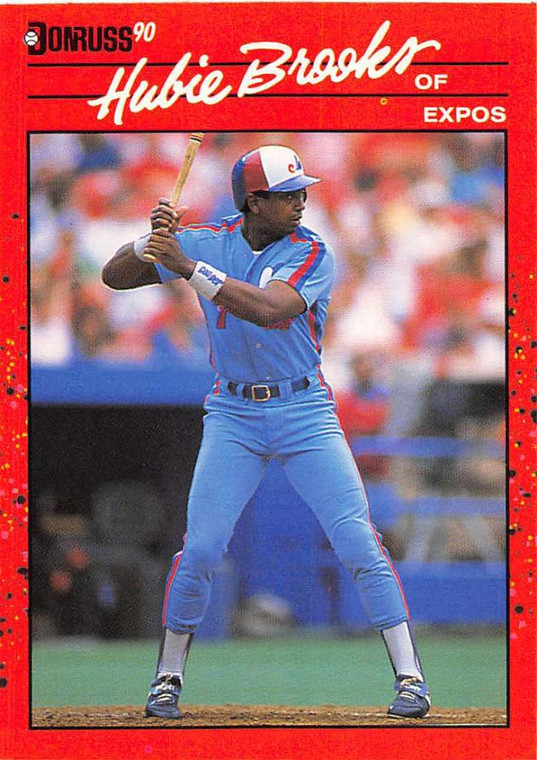 1990 Donruss #130 Hubie Brooks NM-MT Montreal Expos 