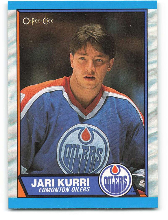 1989-90 O-Pee-Chee #43 Jari Kurri VG Edmonton Oilers 